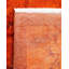 Tapis unique noué à la main Fine Vibrance - orange, 6 pi 1 po x 6 pi 5 po