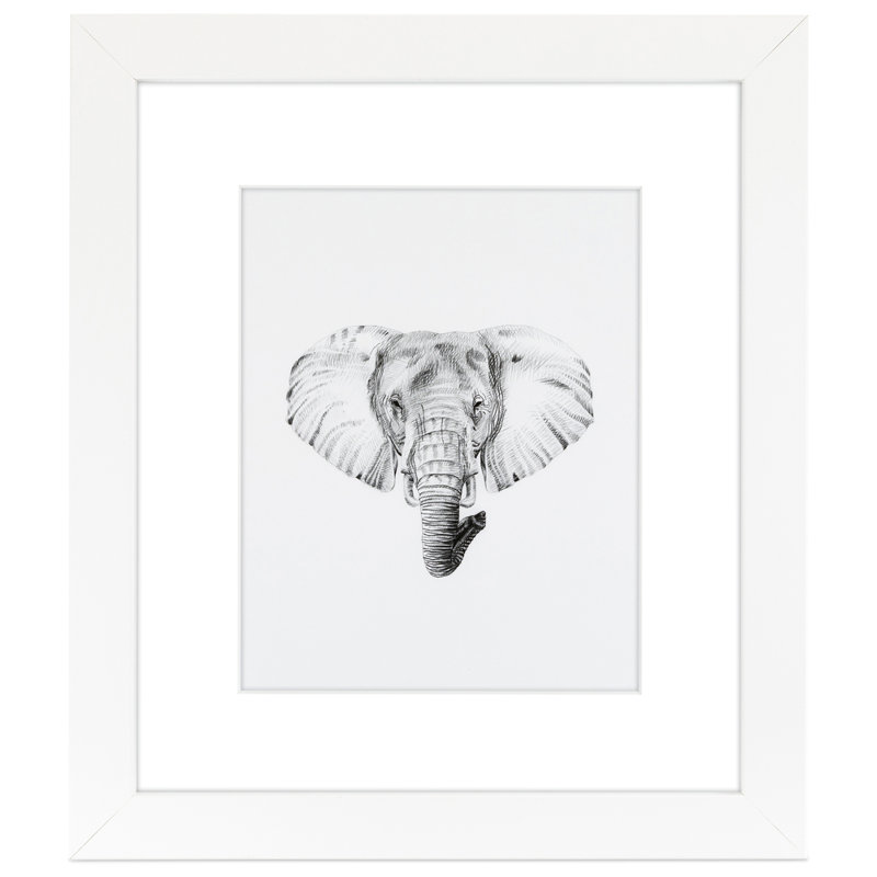 Matte Picture Frame with Mat, Crisp