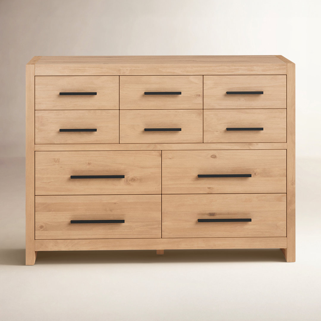 Modica 10-Drawer Solid Wood Dresser Joss & Main 