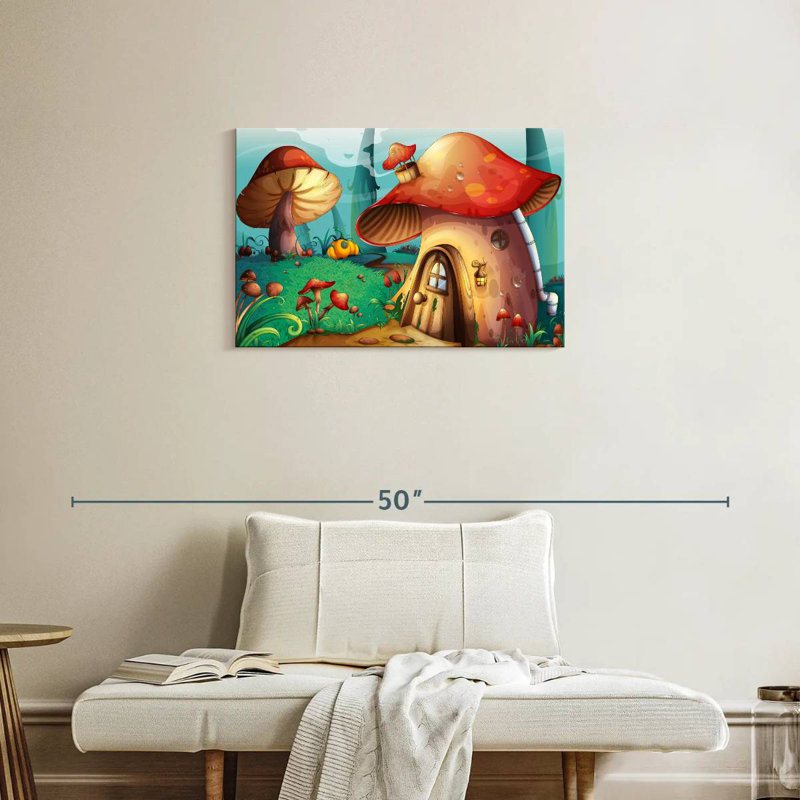 Ashelle Mushroom House, 20" H x 30" W