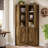 66.93"H Freestanding Accent Cabinet, Corner Cabinet With Doors