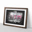 Wintertime In Amsterdam Netherlands - Single Picture Frame Print on MDF-56863715-56863718