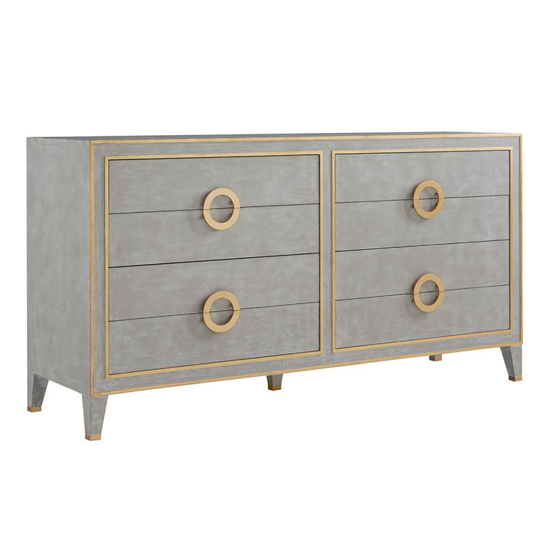 Modern History 8 - Drawer Solid Wood Dresser