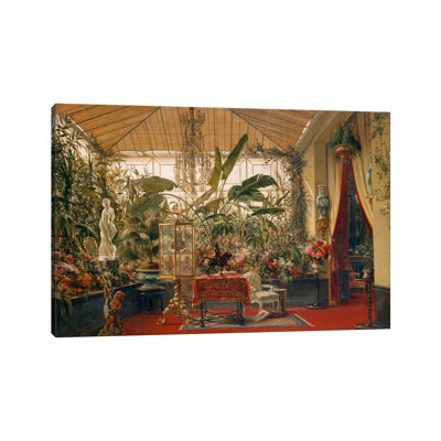Véranda De La Princesse Mathil by Charles Giraud - Wrapped Canvas Print