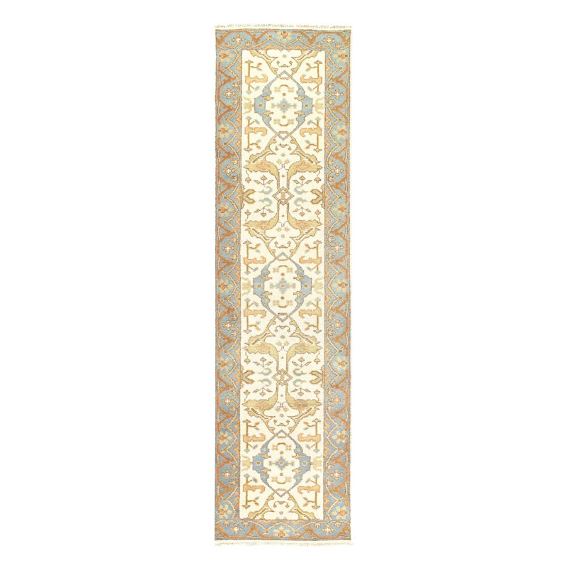 Wassil Oriental Area Rug in Ivory