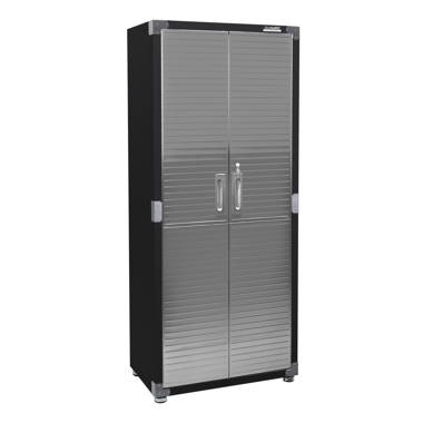 Deseret 86.6 H x 31.5 W x 15.75 D Storage Cabinet Inbox Zero Color: Black