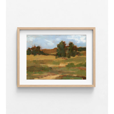 Ochre Valley II By Ethan Harper, Alcide Living Room Decor, Guest Bathroom Wall Art, Waiting Room Decor, Alcide Lover Gift Idea