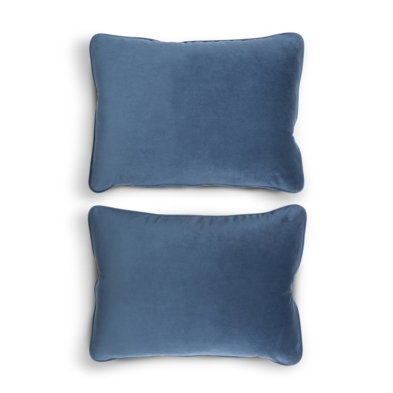 Coussins Estate, bleu atlantique, ensemble de 2