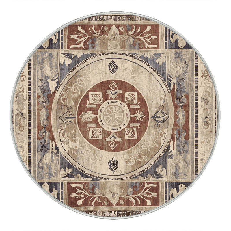 Apollonian Arc Rug, Round 7'