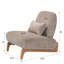 Chaise d'appoint rembourrée sans accoudoirs Hamilton-130619992-130619994