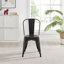Honora Classic Industrial Metal Dining Chair - Style Bold Colour Stackable Side Chair-1439541578