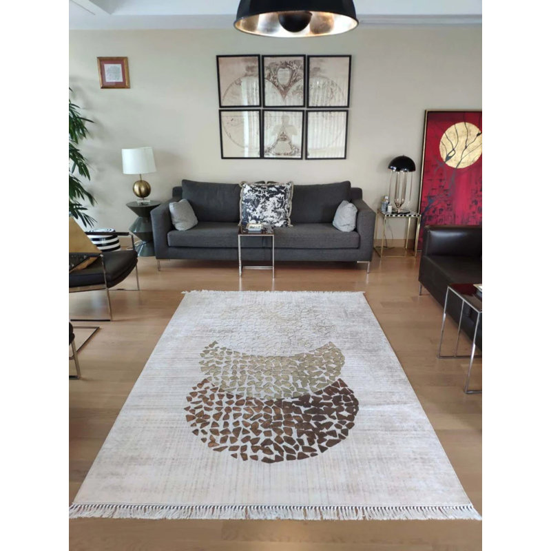 Tapis Maryemma avec envers antidérapant, Rectangle 5 pi 3 po x 13 pi 1 po