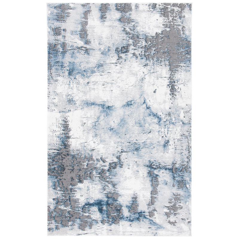 Tapis abstrait Dowdey Performance, Rectangle 2 pi 7 po x 5 pi