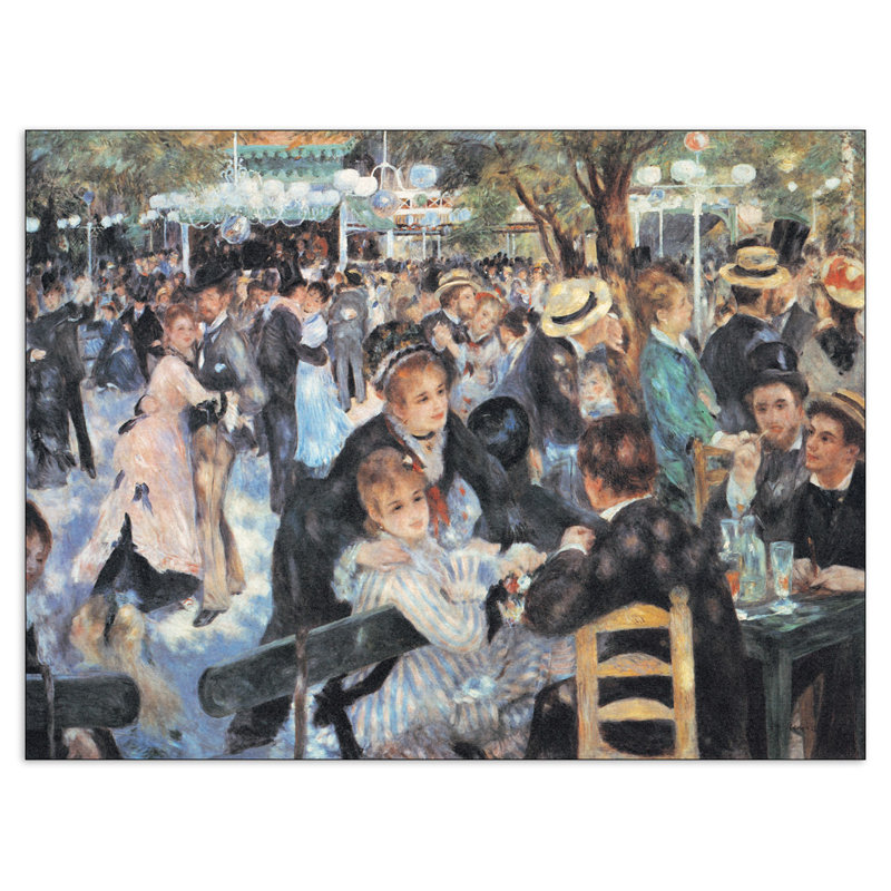 Au Mulin De LA Galette - No Frame Print on Wood, 60cm H x 80cm W