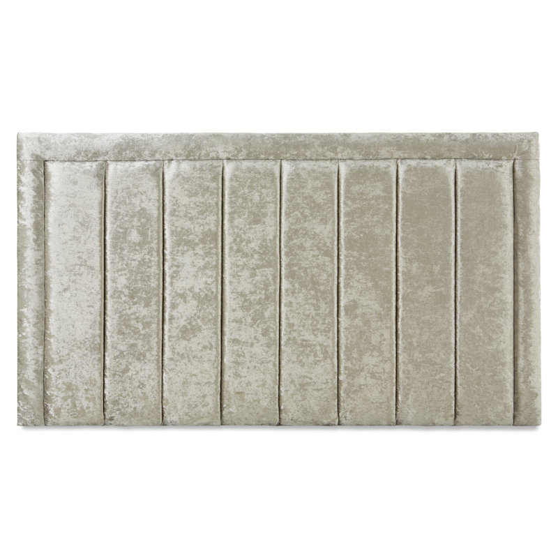 Francie Upholstered Headboard, Silver, Double (4'6)