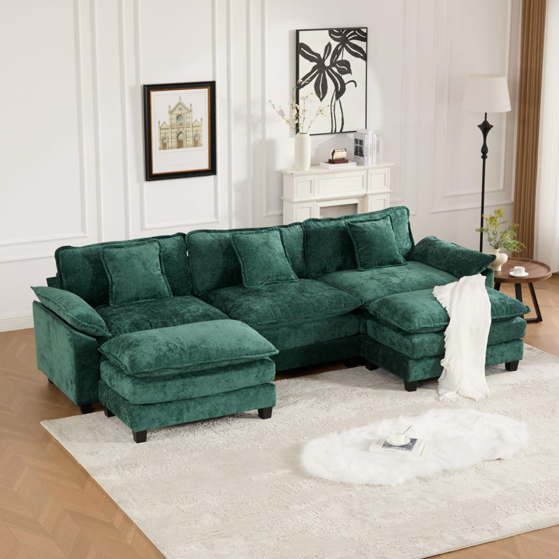 Canapé modulaire en chenille Comfy
