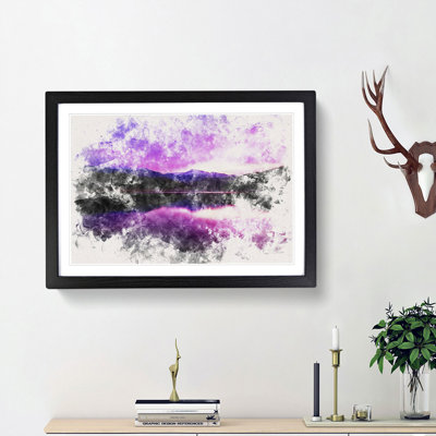 Purple Mountains - Framed Print