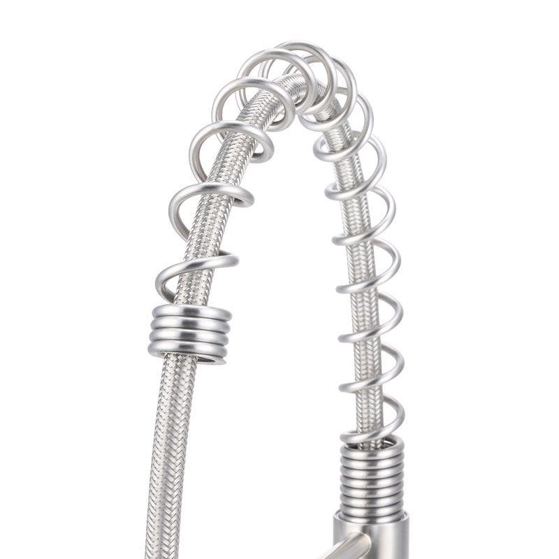 Belfry Kitchen Pull Out Kitchen Faucet, Silver