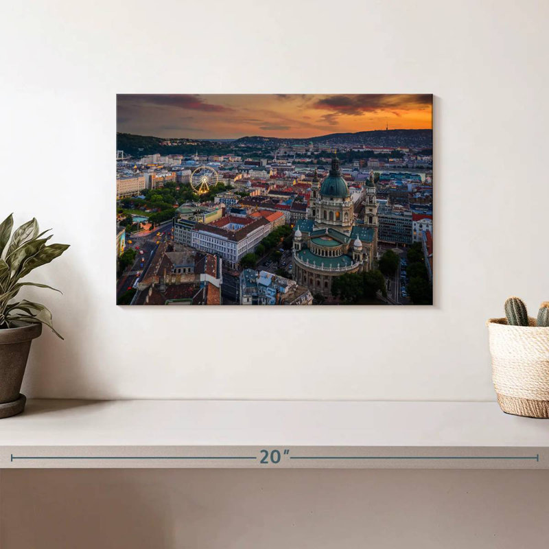 Budapest Sundown, 8" H x 12" W