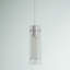 Luminaire suspendu cylindrique à 1 lumière avec détails en verre Keithline-680183635
