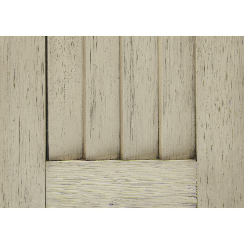 Meuble de rangement en bois massif 1pc, Blanc