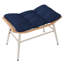 Repose-pieds en osier avec coussin Sunbrella® Annamarja-127876768