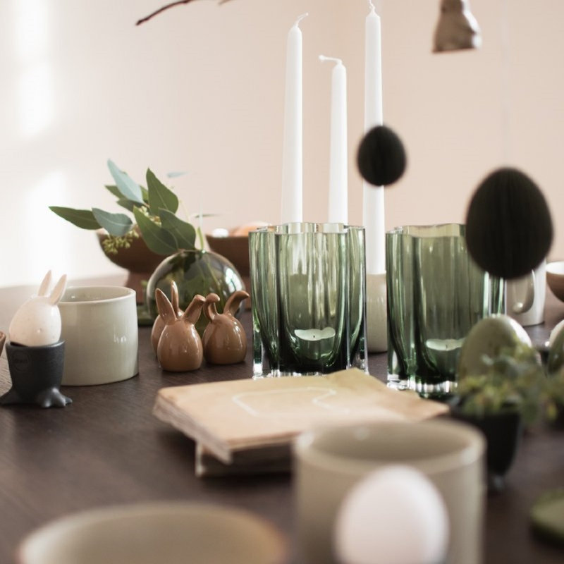 Bougie filtre en verre - vert