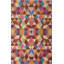 Tapis contemporain de style Gabbeh 6 x 9