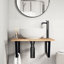 Arnelda 60cm Solid Wood Bathroom Vanity Top-308094649