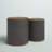 Metal Side End Accent Table with Brown Wood Top