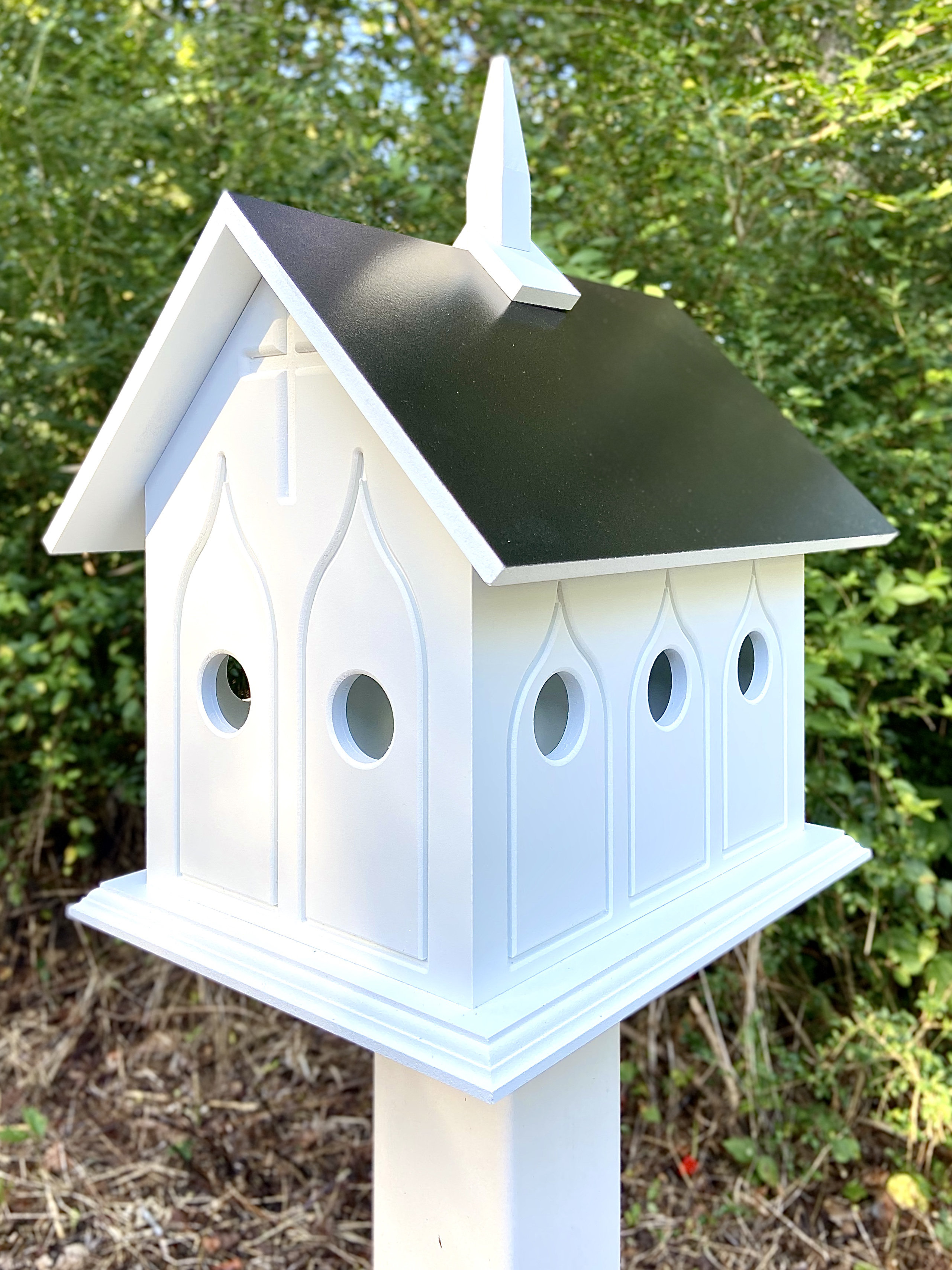 Paradise Birdhouses 20'' H x 15'' W x 12'' D Post Birdhouse Wayfair