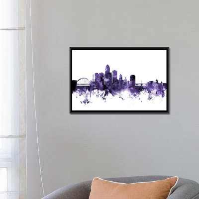 Des Moines, Iowa Skyline by Michael Tompsett - Gallery-Wrapped Canvas Giclée