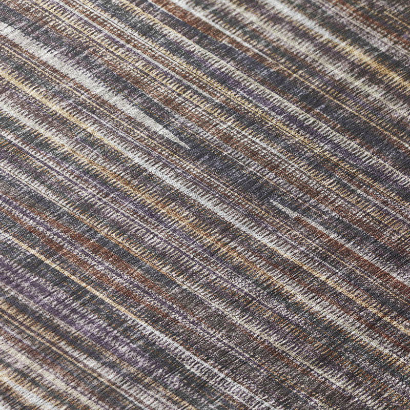 Haruko Washable Striped Indoor / Outdoor Rug, Runner 2'3" x 7'6"