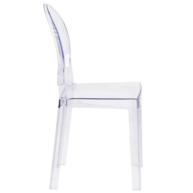 Ethereal Clear Acrylic Side Chair Set of 2 - Modern Design