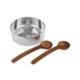 Nambe Oblong Nest Salad Bowl