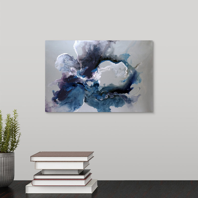 « Cerulean Waters » par Sydney Edmunds - impression, H 8 po x l 12 po, Toile tendue, Sans cadre