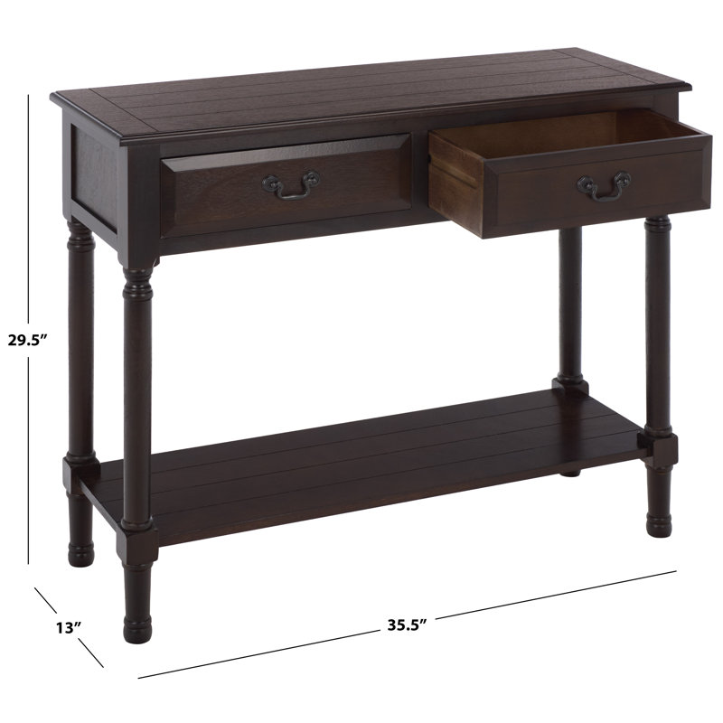 Console 35,5 po Nubble, Chocolat noir