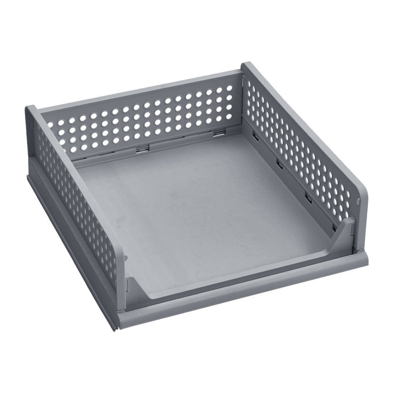 Rebrilliant Plastic Storage Tub & Tote, 14cm H x 43cm W x 38cm D, Gray