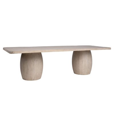 Table de salle à manger en bois de pin recyclé Burton