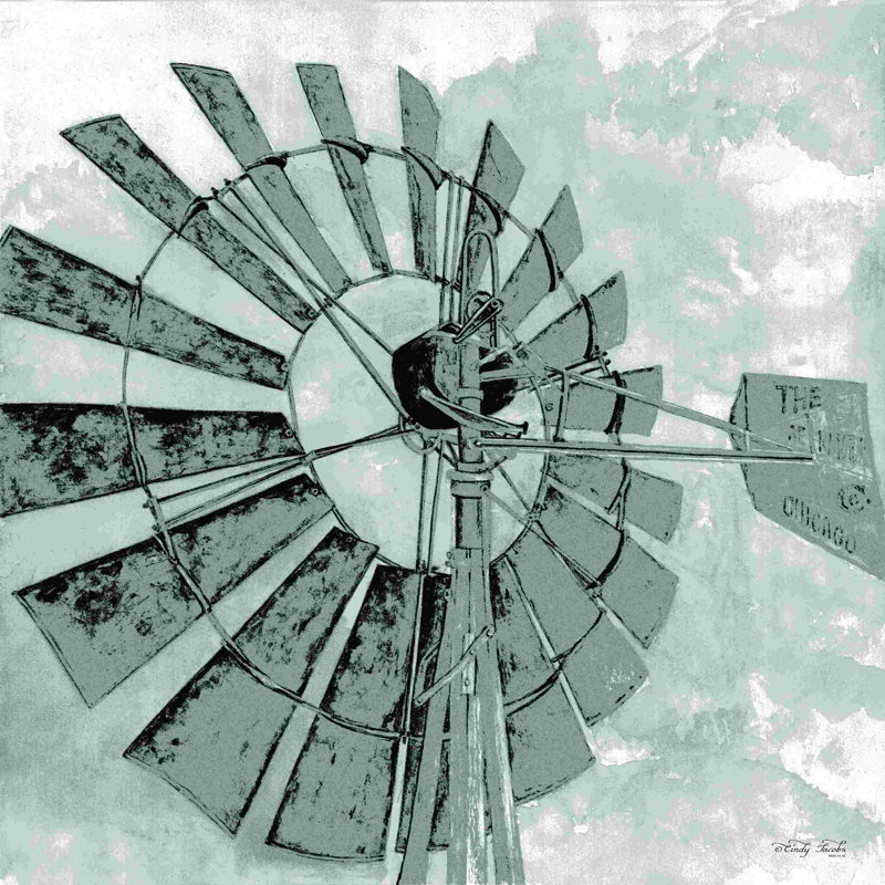 Moulin à vent, H 12 po x l 12 po