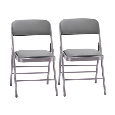 Chaise pliante rembourrée