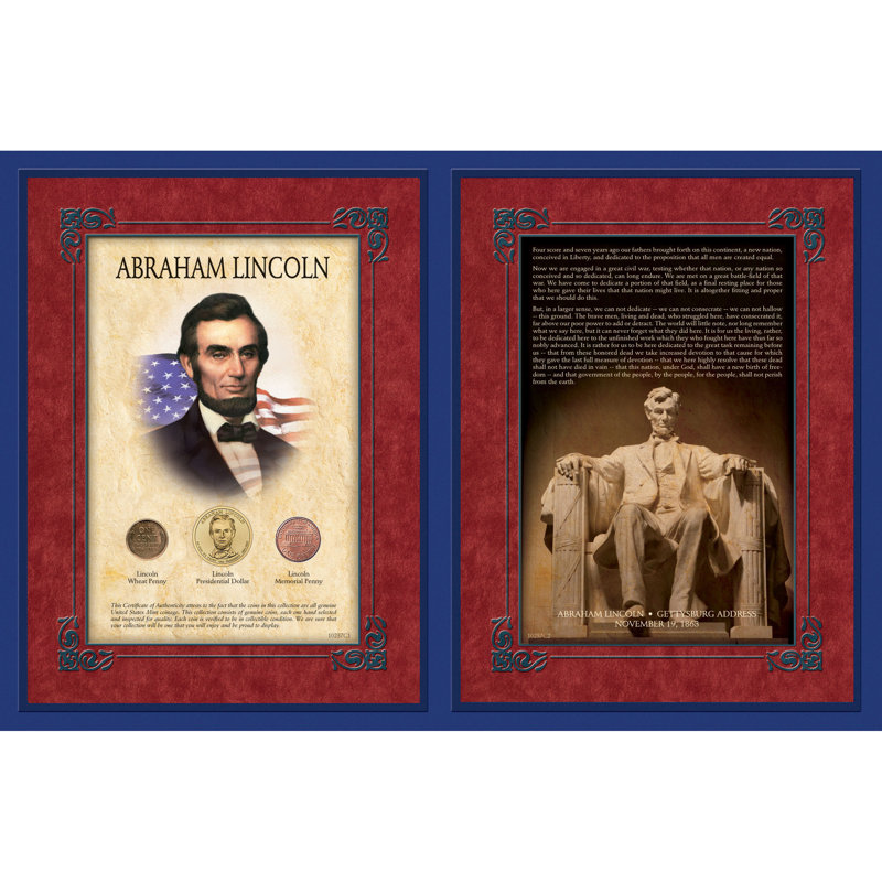 Souvenirs lincoln abraham Famous Speech Series