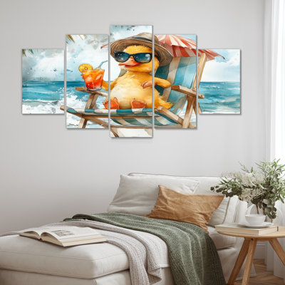 Sandler - Coastal Animal Canvas Art Set