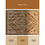 Tapis oriental classique Melton lavable à la machine - Brun clair-522416517
