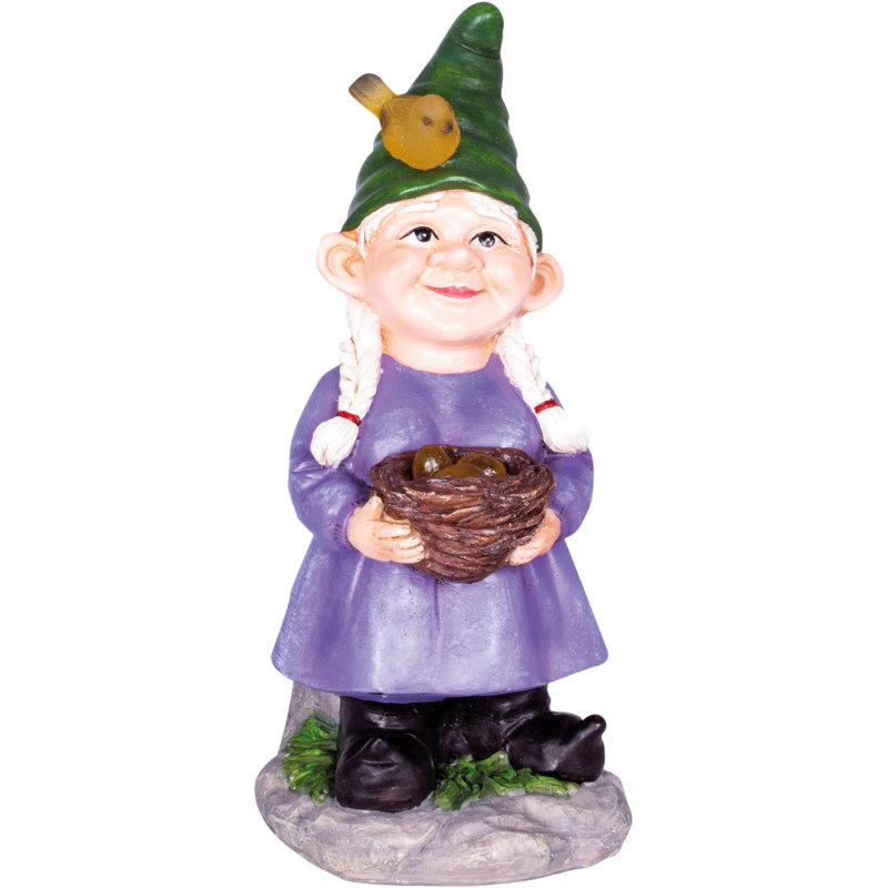 Giselle Solar Gnome Garden Ornament