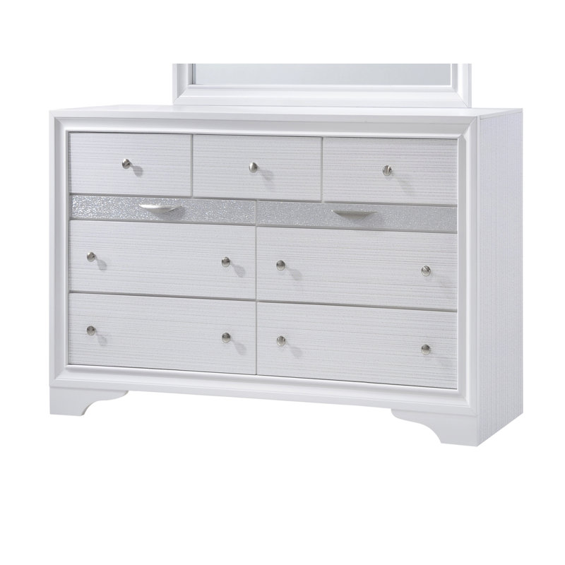 Commode double 9 tiroirs Minya