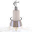 Burton 1 - Light Brown Dome Pendant