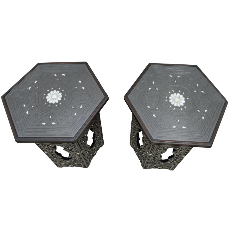 Syrian Glass End Table