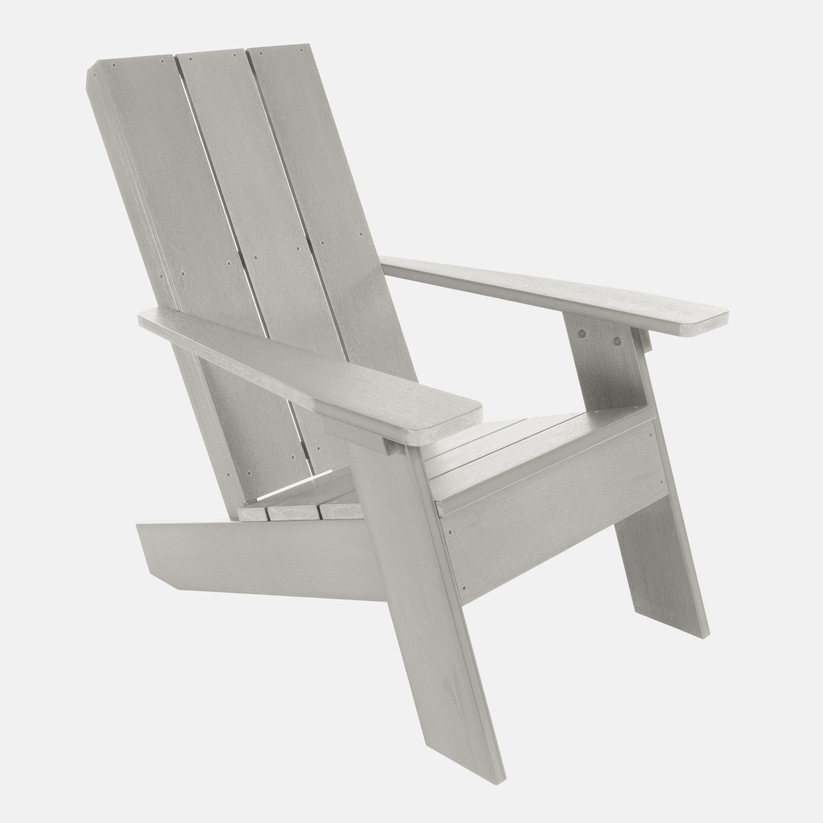 Byrnes Outdoor Adirondack Chair, Harbor Gray