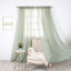 Paire de rideaux semi-transparents avec passe-tringle Rayna-73625234-73625236